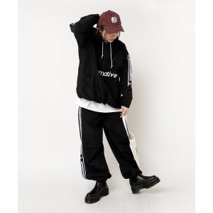 パンツ R4374 ワイドトラックパンツ レディース