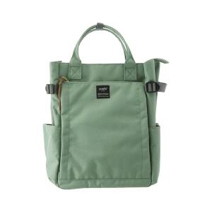デイバック リュック anello アネロ 杢調ポリキャンバス 10ポケット2WAYリュック AT-C1225 レディース メンズ