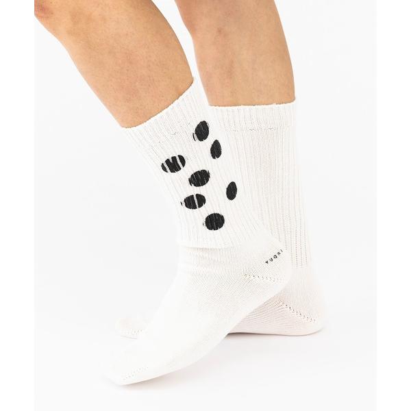 靴下 「YUQRI」Paint Dots レディース メンズ