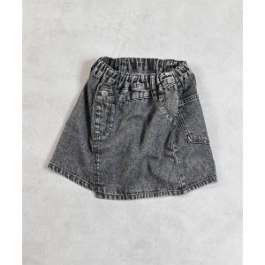 スカート クロスディテールミニスカート キッズ 子供服 女の子