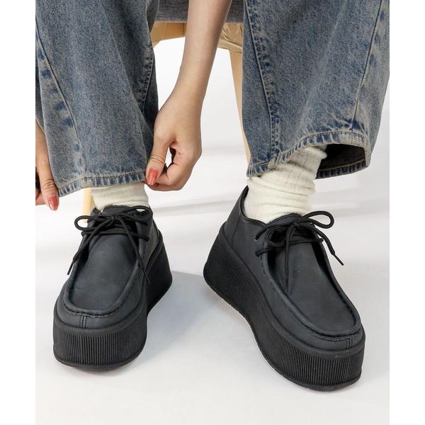 スニーカー LOVE HUNTER 厚底ボリュームソールモカシンスニーカー(2226) レディース