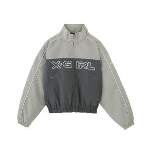 ブルゾン アウター X-girl LOGO EMBROIDERY JACKET レディース