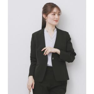 ストレッチノーカラージャケット