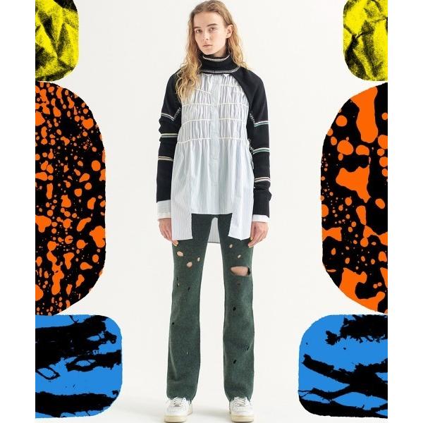 パンツ 「soduk」hide and seek knit trousers レディース メンズ