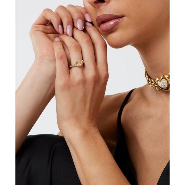 指輪 リング L.O.V.E. 10MM HEART PAVE’ RING アクセサリー リング レ...