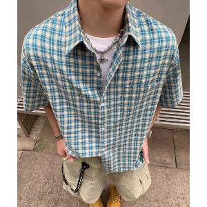シャツ ストリートチェックシャツ メンズ レディース