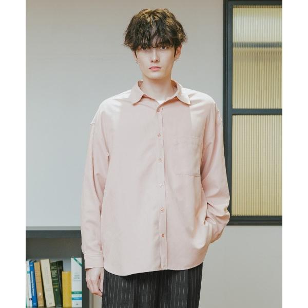 シャツ シルキータッチ/オーバーサイズシャツ メンズ