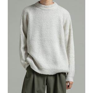 セーター ニット Mohair wool mix sweater / モヘアウールミックスセーター メンズ