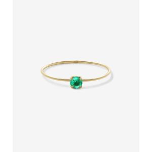 指輪 リング 5月誕生石 K10 イエローゴールド エメラルド リング