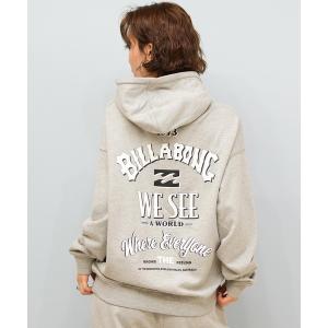 パーカー BILLABONG/ビラボン バックプリントパーカー セットアップ対応 BF014-022 レディース