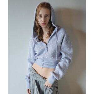 パーカー Snowflake Knit Zip-Up レディース