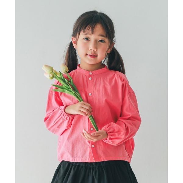 ブラウス シャツ NHT/エヌエイチティー バルーンギャザーブラウス キッズ 子供服 女の子