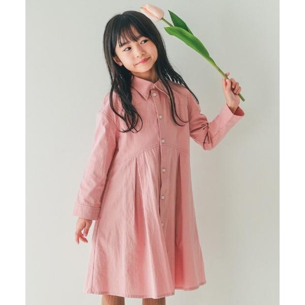 ワンピース NHT/エヌエイチティー タックシャツワンピース キッズ 子供服 女の子