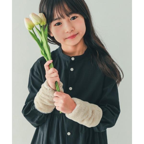 アームカバー NHT/エヌエイチティー ファー　アームウォーマー キッズ 子供 女の子
