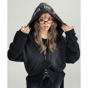 パーカー Killin' me good - ロゴジップフーディー made in INTER FACTORY「ユニセックス」 レディース メンズ