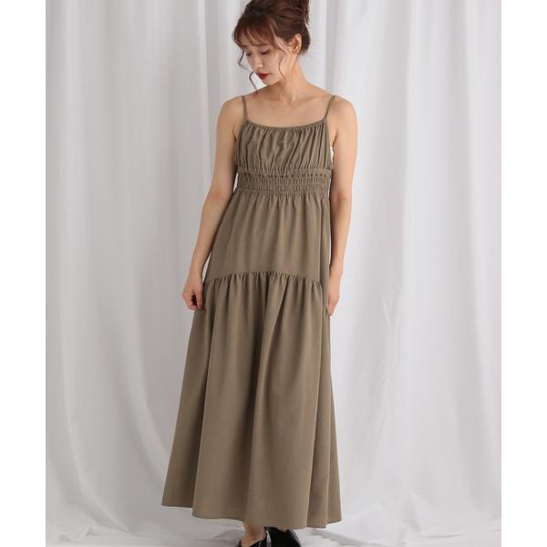 ワンピース ティアードキャミワンピース 591109
