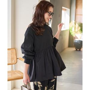 tシャツ 限定展開　カットソー 布帛 ドッキング ティアード 切り替え プルオーバー レディース｜ZOZOTOWN Yahoo!店