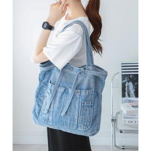 pumpkin port（パンプキンポート） トートバッグ デニムデカトートBAG