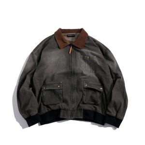 ブルゾン アウター ヴィンテージライク デニム/ダック ショートブルゾン ハンティングジャケット メンズ レディース