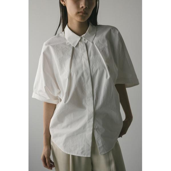 ブラウス シャツ ドルマンハーフスリーブシャツ レディース