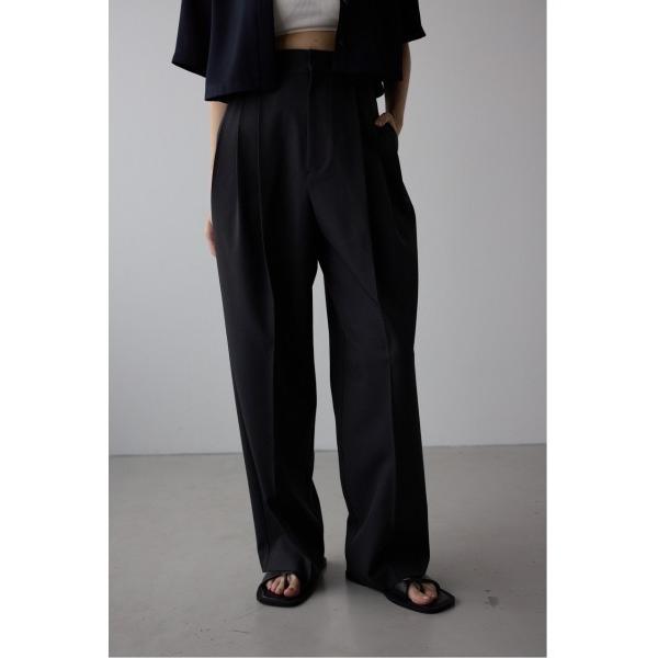 スラックス パンツ 3タックスラックス レディース