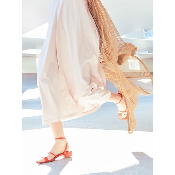 「Daniella&amp;GEMMA」 「GEMMALINN」フラットサンダル 35 オレンジ レディース