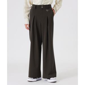 スラックス ダブルクロスワイドスラックス メンズ