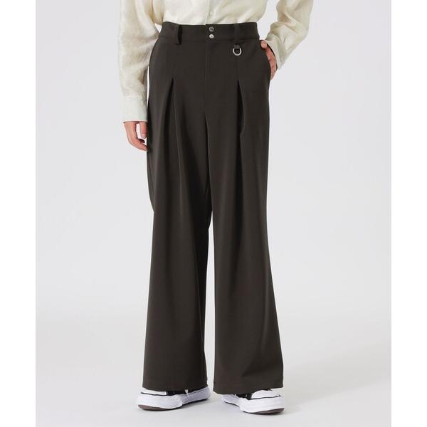 スラックス ダブルクロスワイドスラックス メンズ