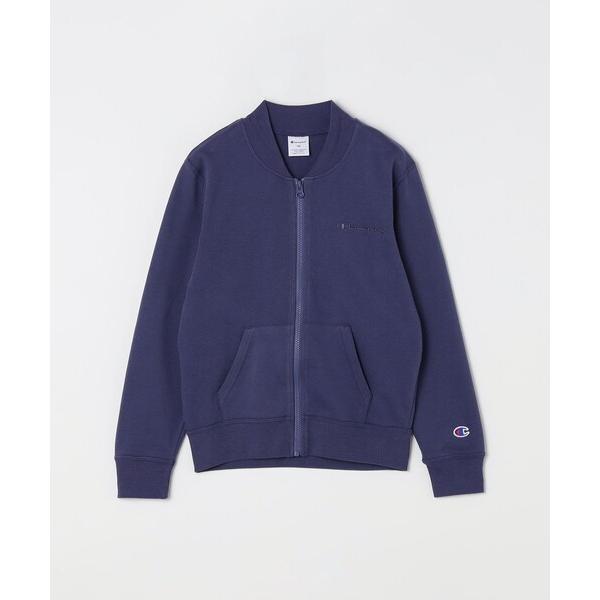 ブルゾン アウター Champion: ワンポイント ロゴ スウェット ジップ ブルゾン「KIDS」...