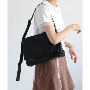 ショルダーバッグ バッグ 「Legato Largo」洗えるかばん ユニプレーンフェイクレザーショルダーバッグ 「ユニセックス」 レディース メンズ