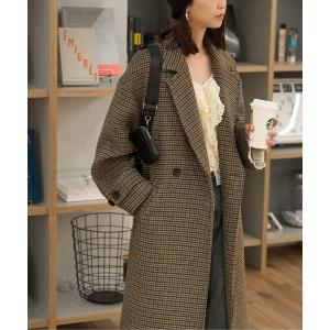 コート チェスターコート ルーズチェスターコート レディース