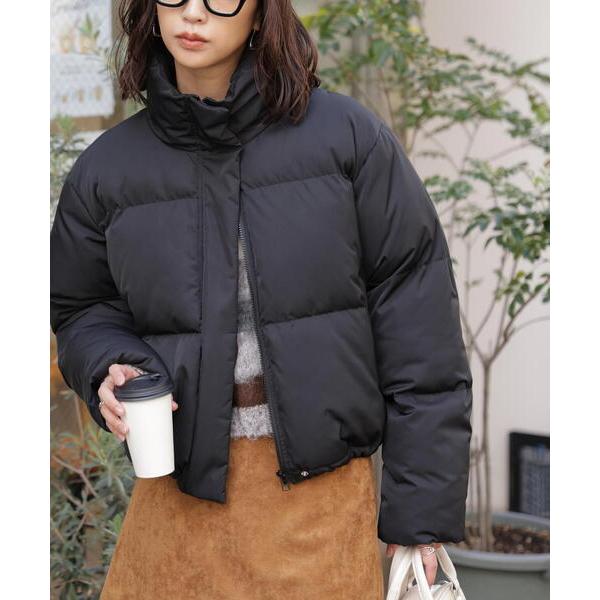 ブルゾン アウター スタンドショート中綿ブルゾン レディース
