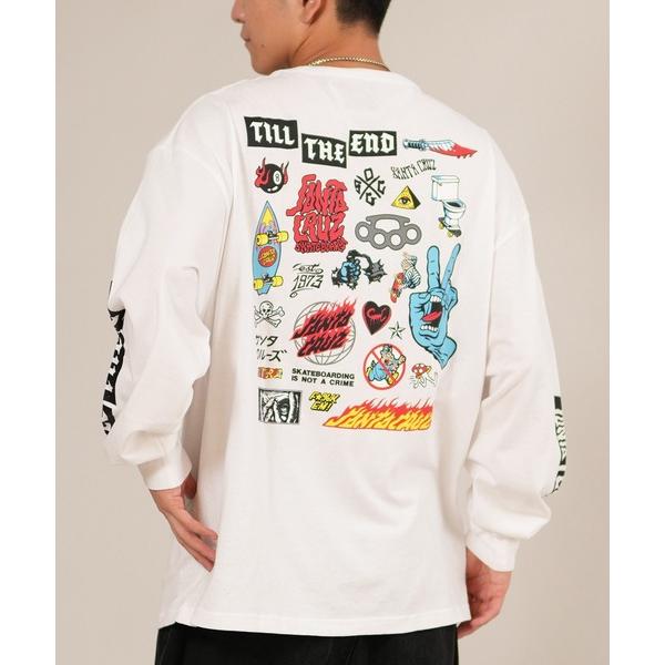 tシャツ 「限定」SANTACRUZ/サンタクルーズ 長袖Tシャツ/ロンT バックプリント 5022...