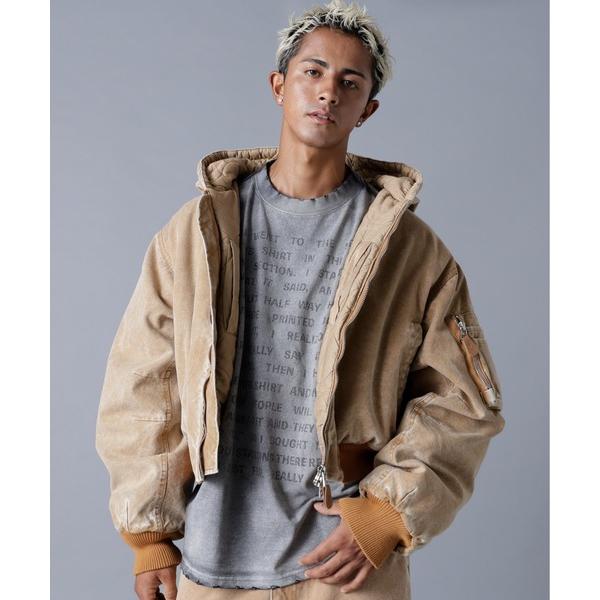 ブルゾン アウター DankeSchon/ダンケシェーン/DUCK HOODED BLOUSON メ...