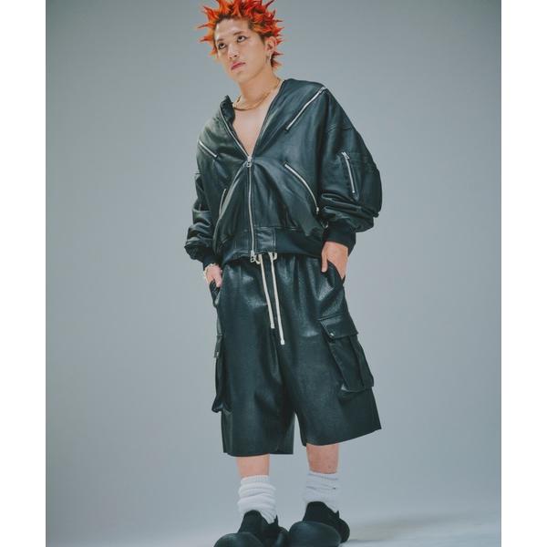 ma1 ma-1 DankeSchon/ダンケシェーン/COATING ZIP MA-1 メンズ レ...