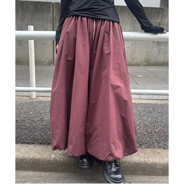 スカート HIGH WAIST BALLOON SLIT SKIRT