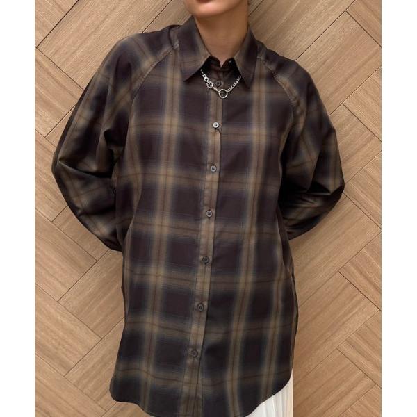 ブラウス シャツ OMBRE CHECK VARIATION SHIRT レディース