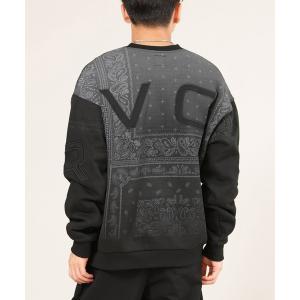トレーナー スウェット RVCA/ルーカ FADE BACK SIDE ARCH RVCA スウェット BF042-001 メンズ レディース