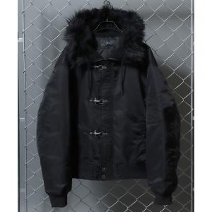 ブルゾン アウター ANPAS Nylon Twill N-2B Fireman Buckle Jacket/別注 ナイロンツイル N-2B ファイヤ