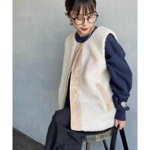 ベスト ジレ 「Barbour/バブアー」  DULSIE LINER  テディフリース ライナー ボアベスト レディース