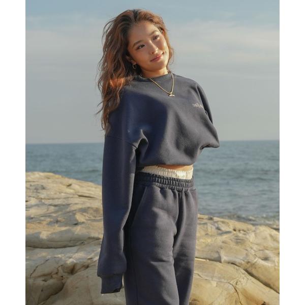 トレーナー スウェット moeka - SUNOUTFIT 裏起毛スウェットセットアップ レディース