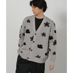 カーディガン モール花柄ニットカーデ / 587083 メンズ