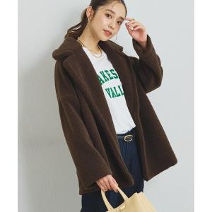 ピーコート pコート 「ふんわり上品なこなれ感」ミクロボアコート レディース