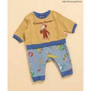 ベビー服 ロンパース 「おさるのジョージ」カバーオール
