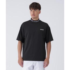 tシャツ 「PING APPAREL」Wメッシュ アセイヤーン半袖ハイネックシャツ 「EARLY AUTUMN」 (MENS) メンズ