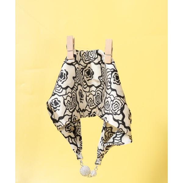 ストール マフラー プリントネックレス風スカーフ レディース