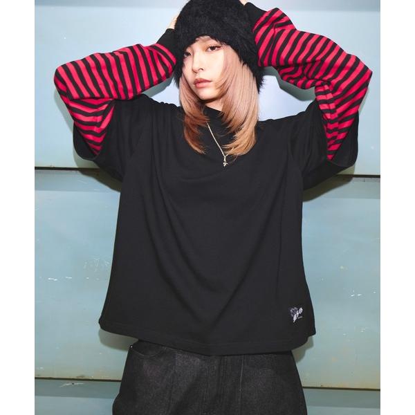 tシャツ ヘビーウエイトフェイクレイヤードロンT カモフラージュ柄 ボーダー「UNISEX」 メンズ...