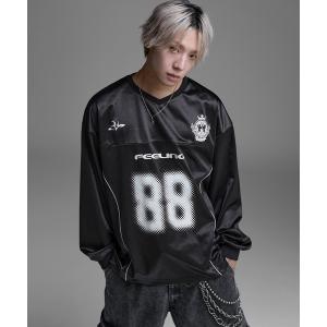 tシャツ a.p.o.v. レーシングゲームシャツグラフィックメッシュ