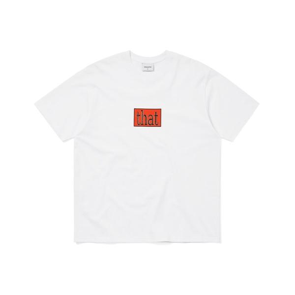 tシャツ that Glitched Logo Tee メンズ レディース