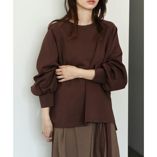 トレーナー スウェット 「Et」ウエストリボンダンボールトップス レディース